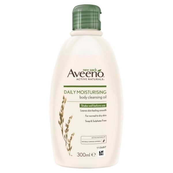 AVEENO DAILY MOISTURISING BODY CLEANSING OIL 300ML